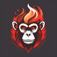Ape On Fire