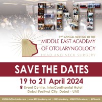 Annual Meeting of the Middle East Academy of Otolaryngology and Head & Neck Surgery logo - Similar company to Silver Lining By Pd