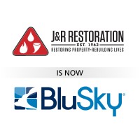 J & R Restoration is now BluSky Restoration Contractors logo - Similar company to Leda Restoration