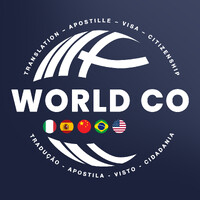World Co. logo - Similar company to Foco Traduções