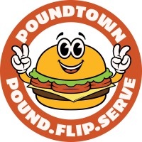 Poundtown Burgers n' More logo - Similar company to Die-Hard, Inc. Marketing