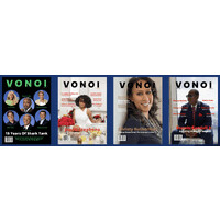 Vonoi Magazine logo - Similar company to Powered Magazine