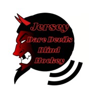 Jersey Dare Devils Blind Hockey logo - Similar company to The Dented Puck Foundation
