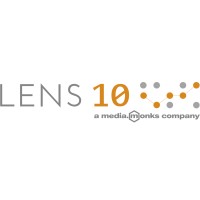 Lens10: A Monks Company logo - Similar company to Finsuite, An Ncino Company