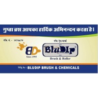 Bludip brush logo - Similar company to Marudhar Paints & Polymers