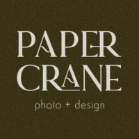 Paper Crane Photo + Design logo - Similar company to Wheat Photography
