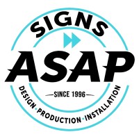 Signs ASAP logo - Similar company to Rp Signs