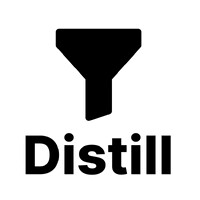 Distill logo - Similar company to Skyscraper