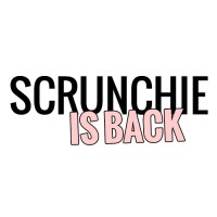 Scrunchie is back logo - Similar company to Scrub Lab