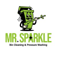 Mr. Sparkle trash bin cleaning and pressure washing logo - Similar company to Draftex