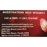 INVESTIGATIONS WITH INTEGRITY logo - Similar company to Celex Casting Ltd