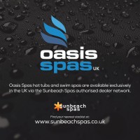 Oasis Outdoor Living is the new headquarters for Sunbeach Spas wellness group logo - Similar company to Grad System Uk