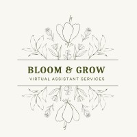 Bloom and Grow Virtual Assistant Services logo - Similar company to Grow Virtual