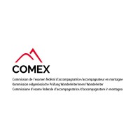 Comex / Commission de l'examen fédéral d'accompagnatrice / Accompagnateur en montagne logo - Similar company to Anniviers Formation. Switzerland. Uimla Certified