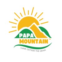 Papa Mountain logo - Similar company to Kelpie Chips