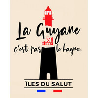 T-Shirt en Guyane-La Guyane c'est pas le bagne. logo - Similar company to Sbd Guyane