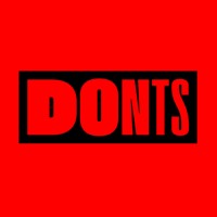 Donts logo - Similar company to Black Pebble Games