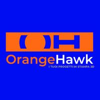 Orange Hawk - Stampa 3D logo - Similar company to Laserman