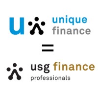 Unique Finance is nu USG Finance logo - Similar company to Vd Detachering Bv