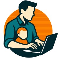 Work-From-Home Dads logo - Similar company to Production Modeling Corp