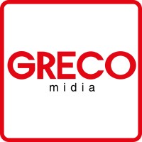 Greco Mídia logo - Similar company to Band Fm Mogi
