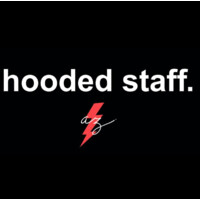 hooded staff. logo - Similar company to Eggregore