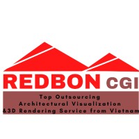 REDBON CGI - Outsourcing 3D Rendering Service  & Architectural Visualization logo - Similar company to D5 Render | Real-Time 3D Rendering Software