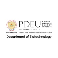 Department of Biotechnology PDEU logo - Similar company to Mithakshaastra- The Mythology And Folklore Club Of Pdeu