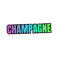 Champagne logo - Similar company to Bb Social Media