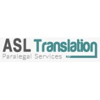 ASL Translation Paralegal Services logo - Similar company to Elyts - Translation , Tax & Notary Services