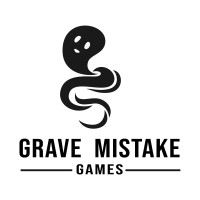 Grave Mistake Games logo - Similar company to Bad Moon Art Studio