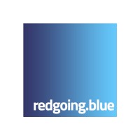 RED GOING BLUE logo - Similar company to Emas