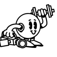 Powerlifter Cameraman logo - Similar company to Koja Prod