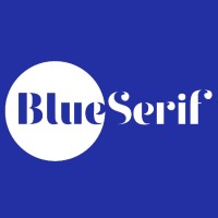 Blue Serif logo - Similar company to Guided Learning Ltd