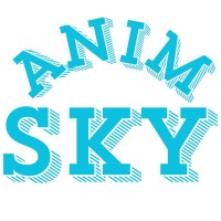 Anim Sky logo - Similar company to Red Blue Pixel Studio