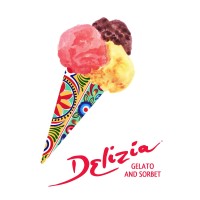 Delizia Gelato and Sorbet logo - Similar company to Charlie'S Sorbet Co.