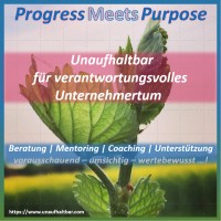 PROGRESSmeetsPURPOSE logo - Similar company to Liveline Connect Gmbh