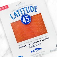 Latitude 45 logo - Similar company to Arka Ultra Premium Antartic Salmon