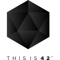 This Is 42 logo - Similar company to 0613Focus