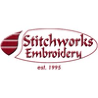 Stitchworks Embroidery Company logo - Similar company to Speedy Tees