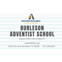Burleson Adventist School logo - Similar company to Adventist Union School