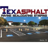 Tex Asphalt logo - Similar company to Drive Design Llc. Asphalt - Sealcoating - Striping - Parking Lot Maintenance