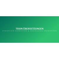 Tekin Übersetzungen - Staatlich geprüfter & beeidigter Übersetzer logo - Similar company to Mam Solicitors