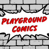 Playground Comics logo - Similar company to Harrison'S Comics