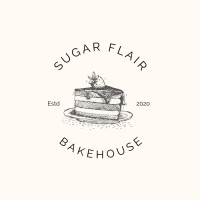 SugarFlair Bakehouse logo - Similar company to Royale Graphics