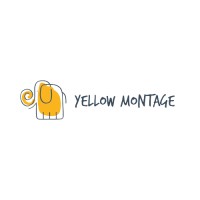 Yellow Montage logo - Similar company to Squib!