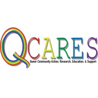 Queer CARES logo - Similar company to Gender Non-Binary + Gender Inclusive Language Training