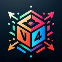 Vector4 Studios logo - Similar company to Daud Technologies Gaming