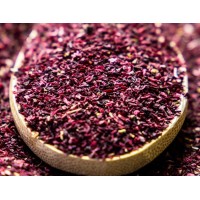 Scarletagro Hibiscus Flower logo - Similar company to Yeh Tea - A Modern Vibrant Tea Brand