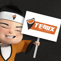 Temix Japa Food logo - Similar company to Mr. Poké - Healthy, Fresh & Tasty Bowls.